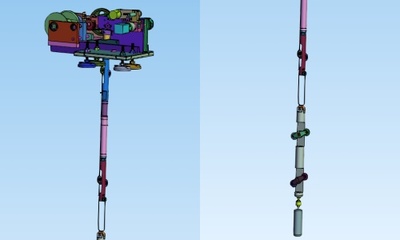全自动智能测斜仪三维图